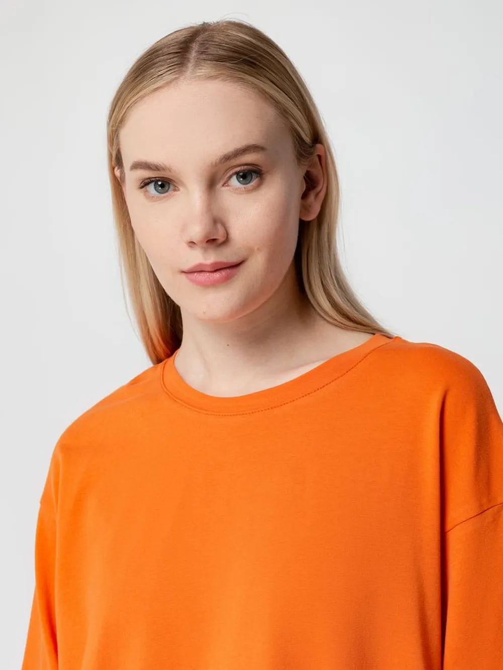 Футболка унисекс оверсайз Street Vibes, оранжевая, размер XS/S заказать онлайн с вашим дизайном на заказ в Москве и области