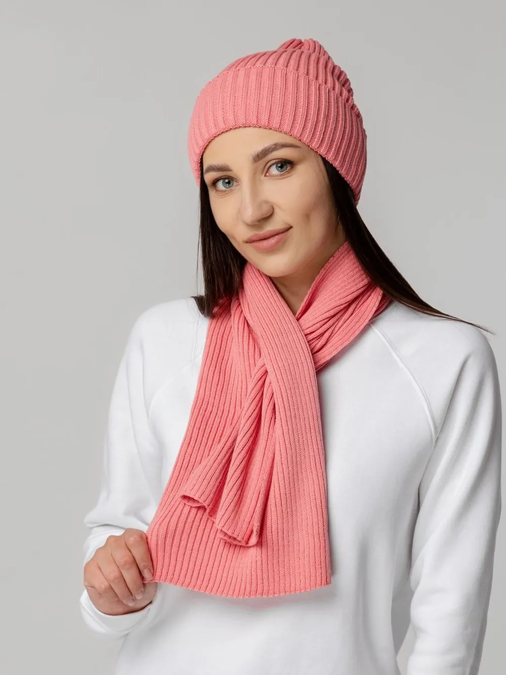 Шарф Yong, розовый заказать онлайн с вашим дизайном на заказ в Москве и области