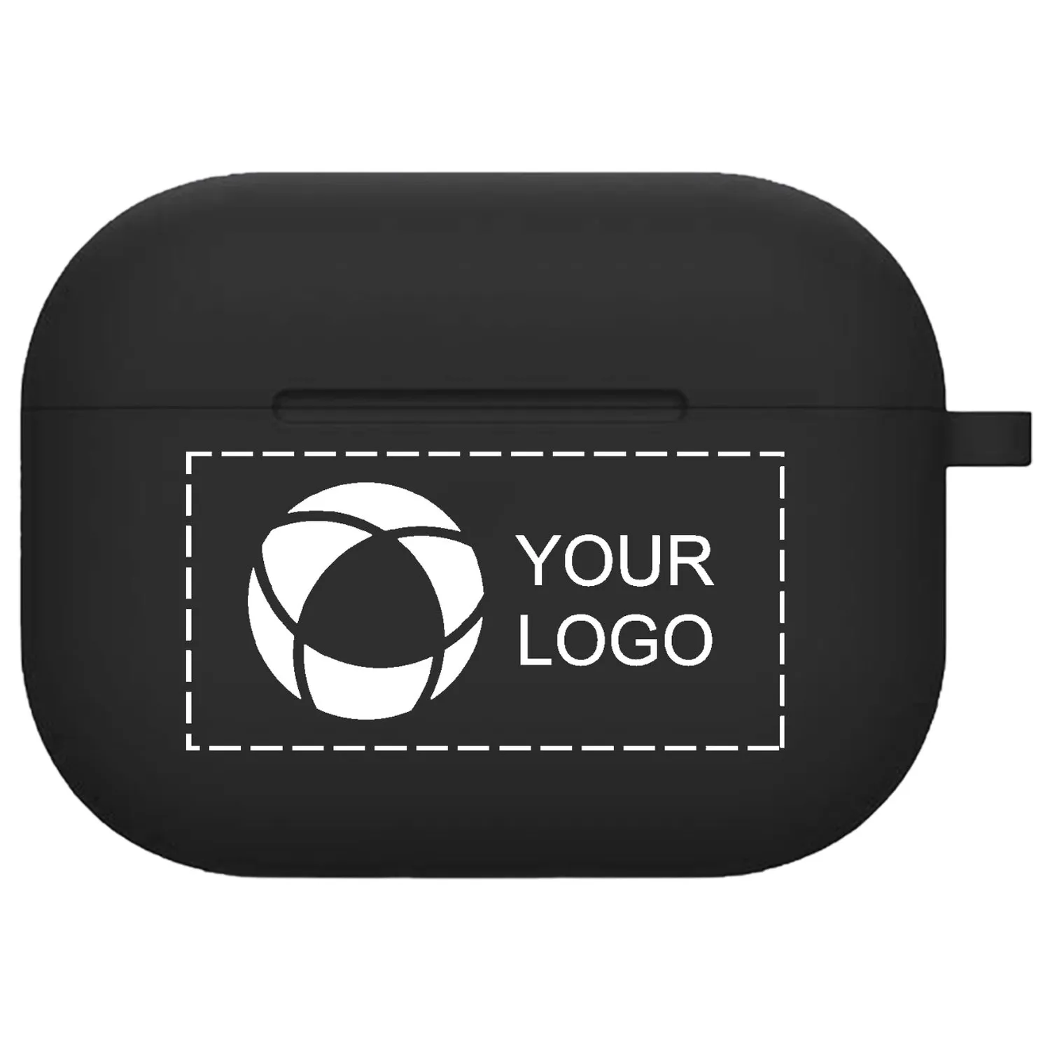 Силиконовый чехол для AirPods Pro с карабином заказать онлайн с вашим дизайном на заказ в Москве и области