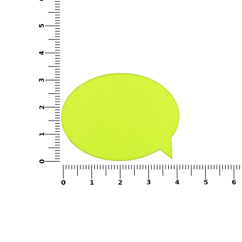 Наклейка тканевая Lunga Bubble, M, желтый неон заказать онлайн с вашим дизайном на заказ в Москве и области