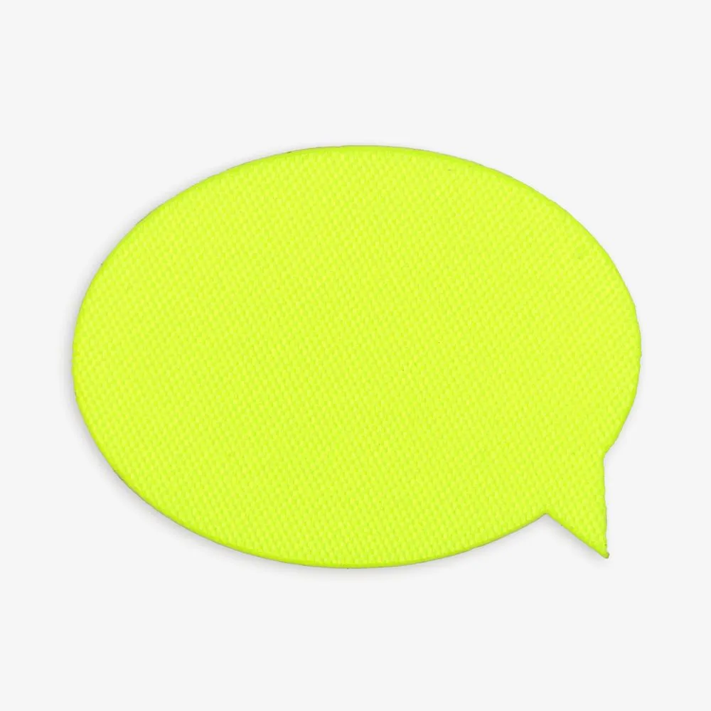 Наклейка тканевая Lunga Bubble, M, желтый неон заказать онлайн с вашим дизайном на заказ в Москве и области