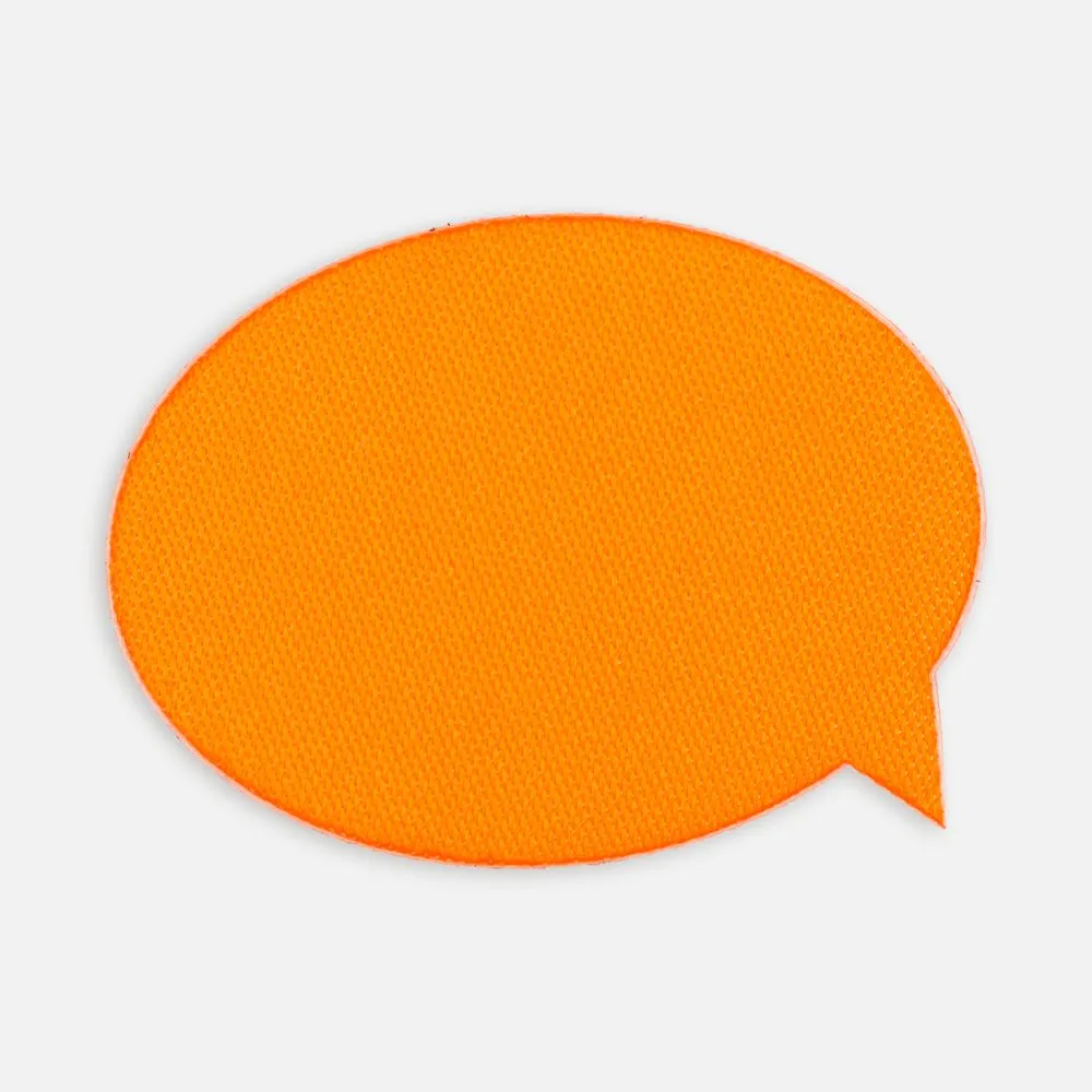 Наклейка тканевая Lunga Bubble, M, оранжевый неон заказать онлайн с вашим дизайном на заказ в Москве и области