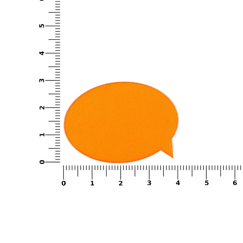 Наклейка тканевая Lunga Bubble, M, оранжевый неон заказать онлайн с вашим дизайном на заказ в Москве и области