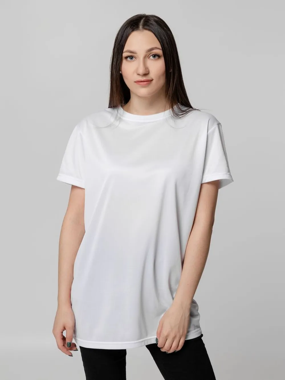 Футболка унисекс для сублимации Paint Tee, белая, размер 54 заказать онлайн с вашим дизайном на заказ в Москве и области