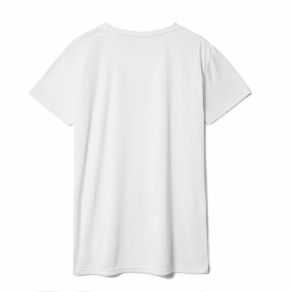 Футболка унисекс для сублимации Paint Tee, белая, размер 54 заказать онлайн с вашим дизайном на заказ в Москве и области