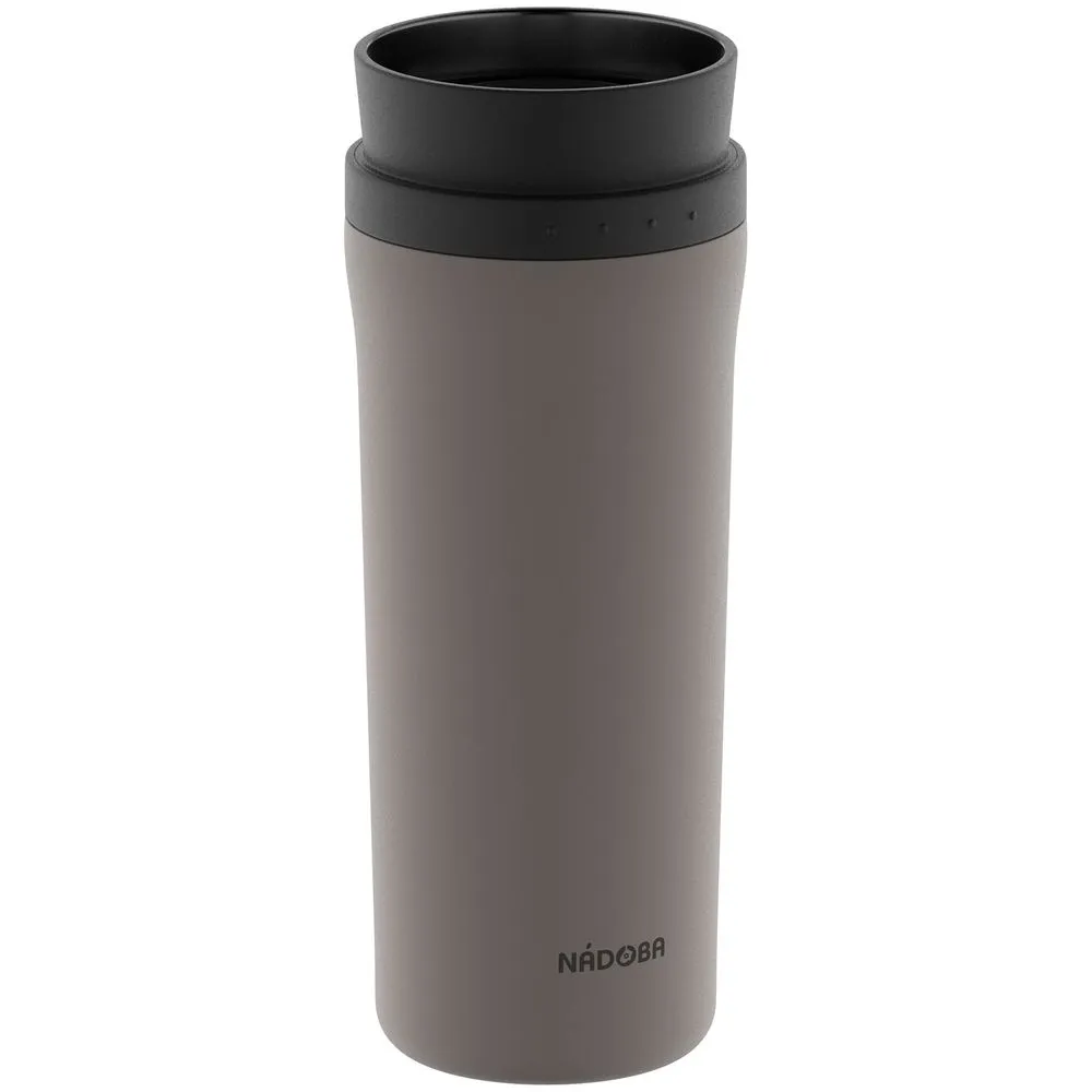 Термокружка Juta, серая заказать онлайн с вашим дизайном на заказ в Москве и области