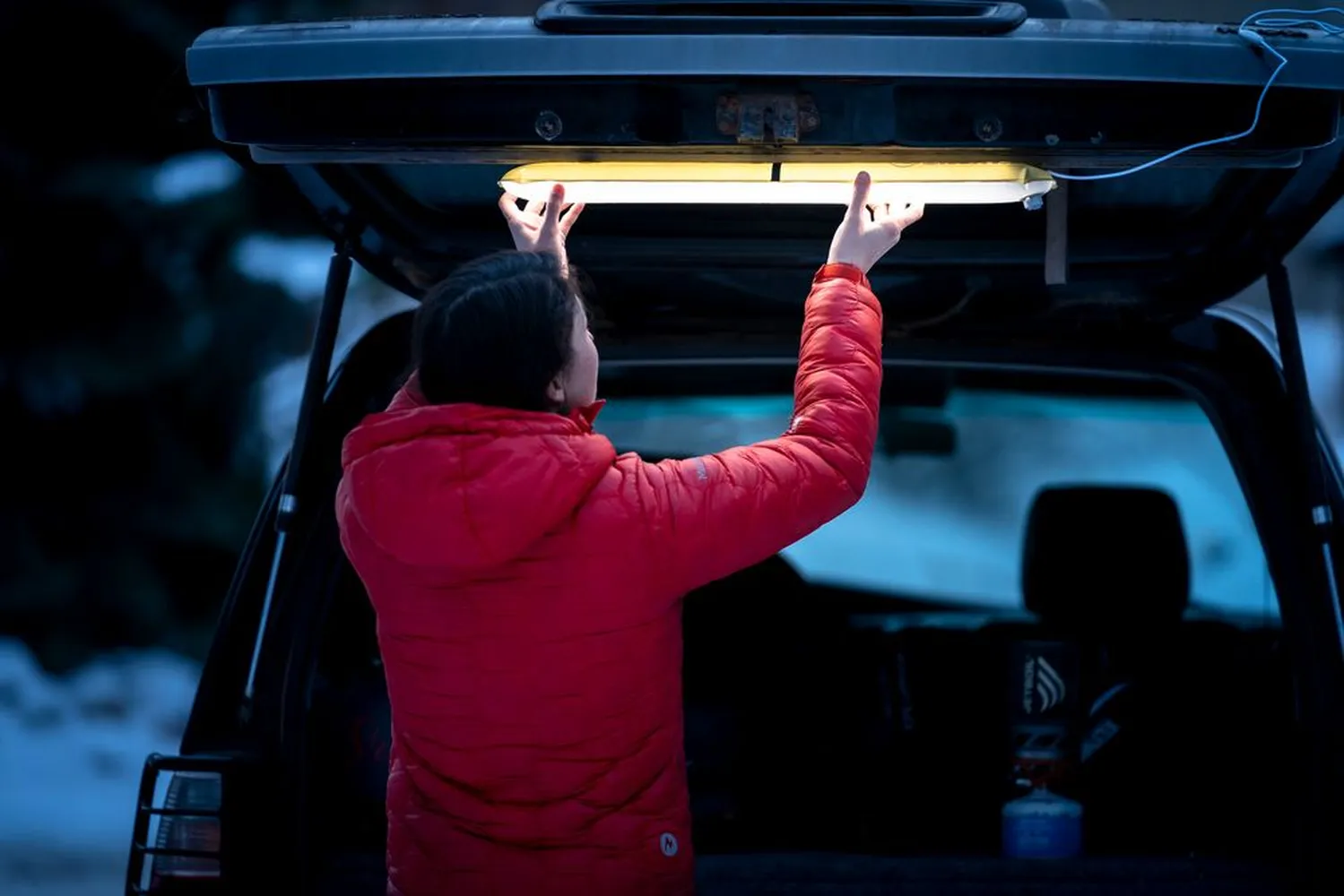 Мягкий кемпинговый фонарь Everglow Light Tube, большой заказать онлайн с вашим дизайном на заказ в Москве и области