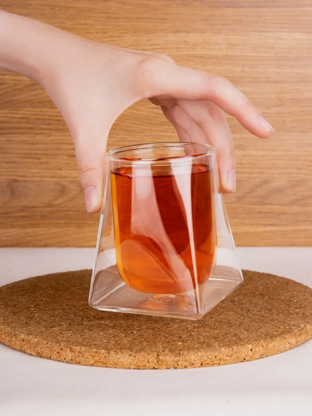 Стакан с двойными стенками Quadroni заказать онлайн с вашим дизайном на заказ в Москве и области