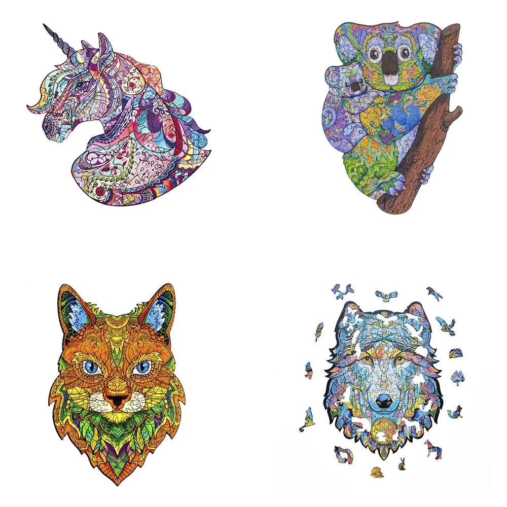 Пазлы деревянные Prezent Premium на заказ, S заказать онлайн с вашим дизайном на заказ в Москве и области