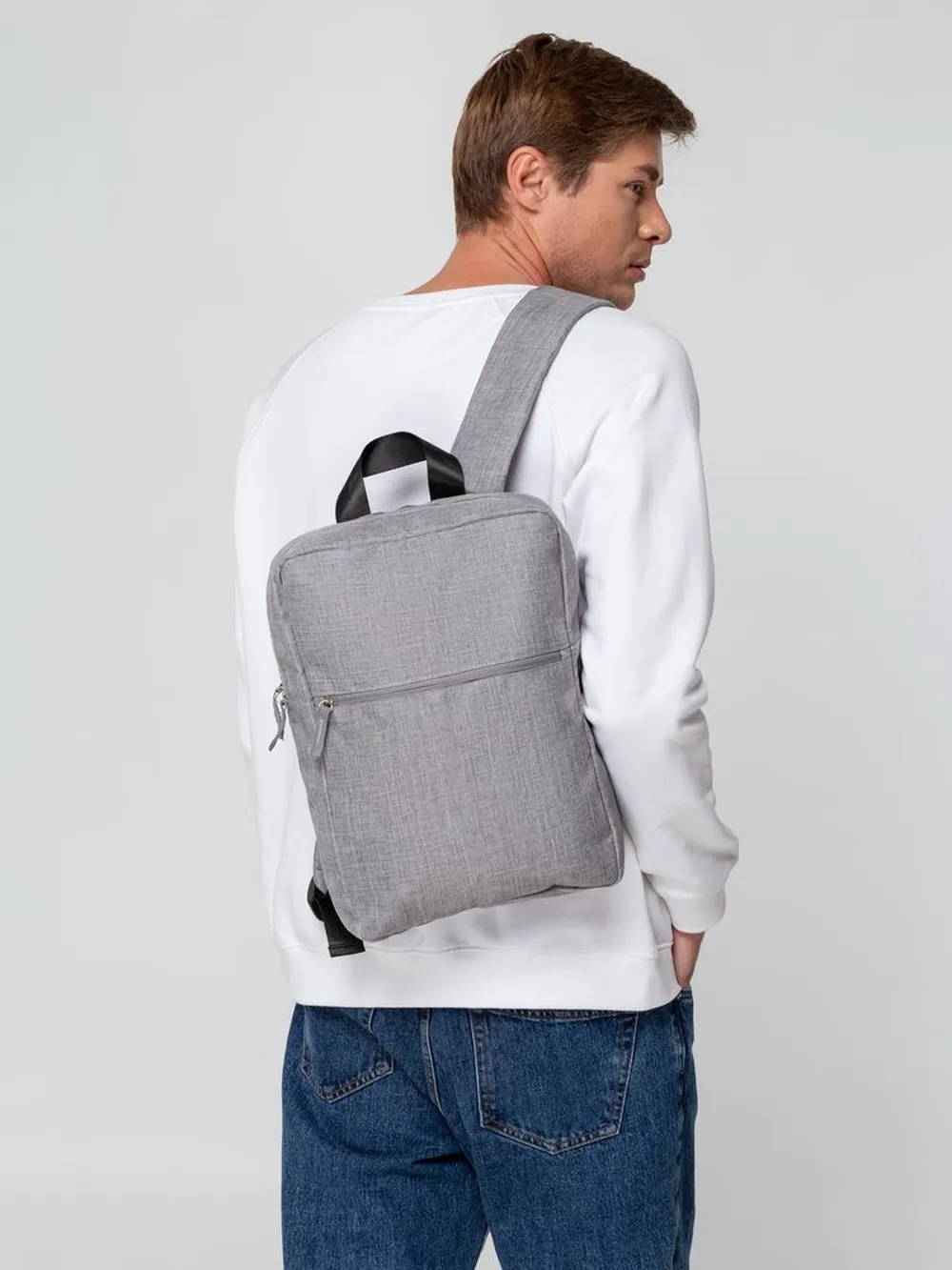 Рюкзак Packmate Pocket, серый заказать онлайн с вашим дизайном на заказ в Москве и области
