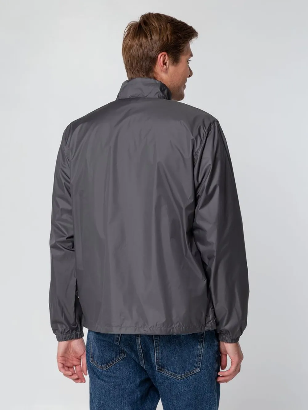 Ветровка Kivach, темно-серая (графит), размер XS заказать онлайн с вашим дизайном на заказ в Москве и области