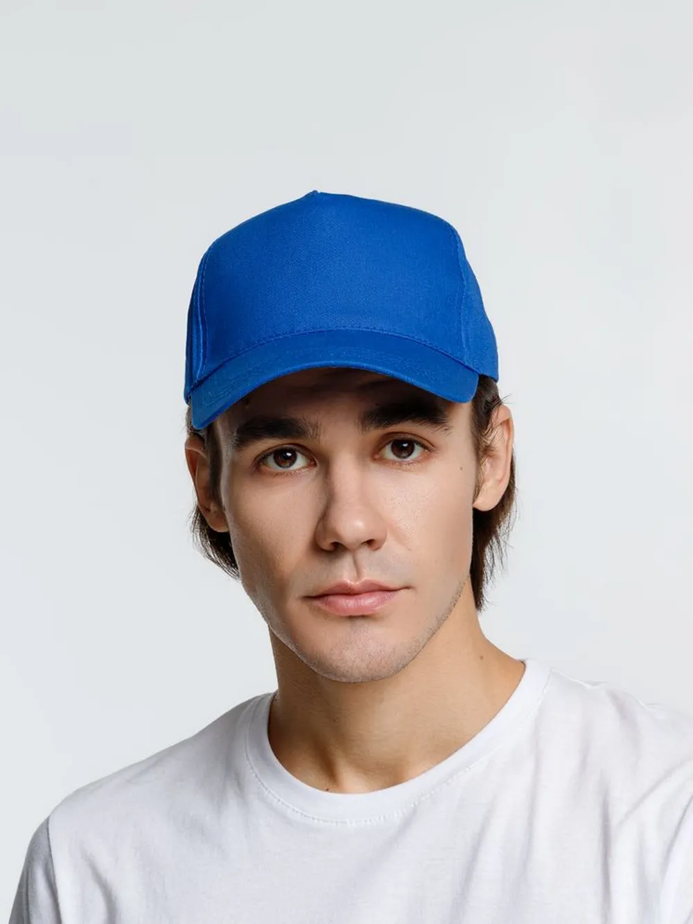 Бейсболка Promo, синяя заказать онлайн с вашим дизайном на заказ в Москве и области