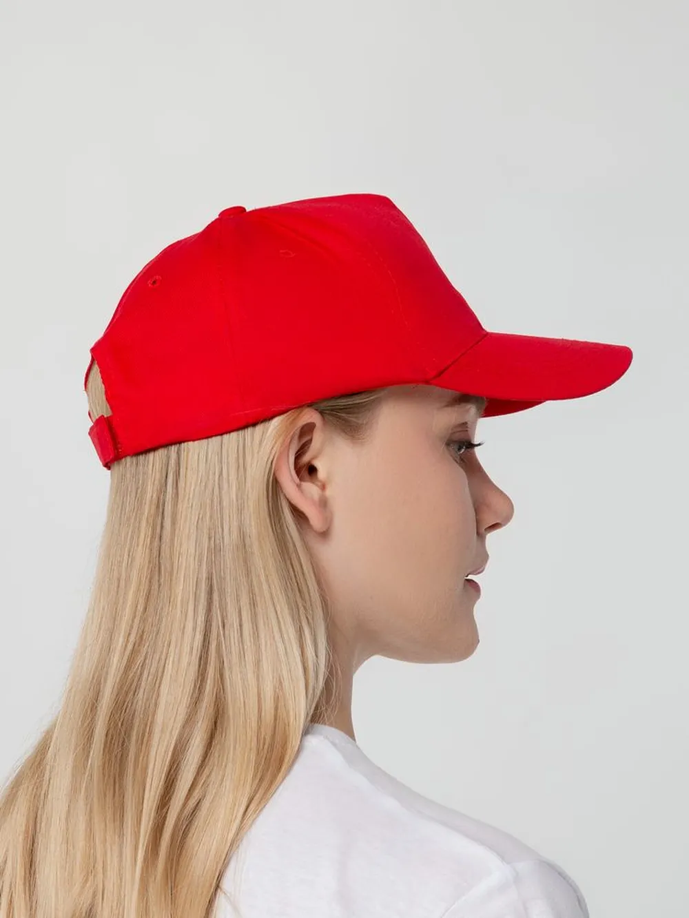 Бейсболка Promo, красная заказать онлайн с вашим дизайном на заказ в Москве и области