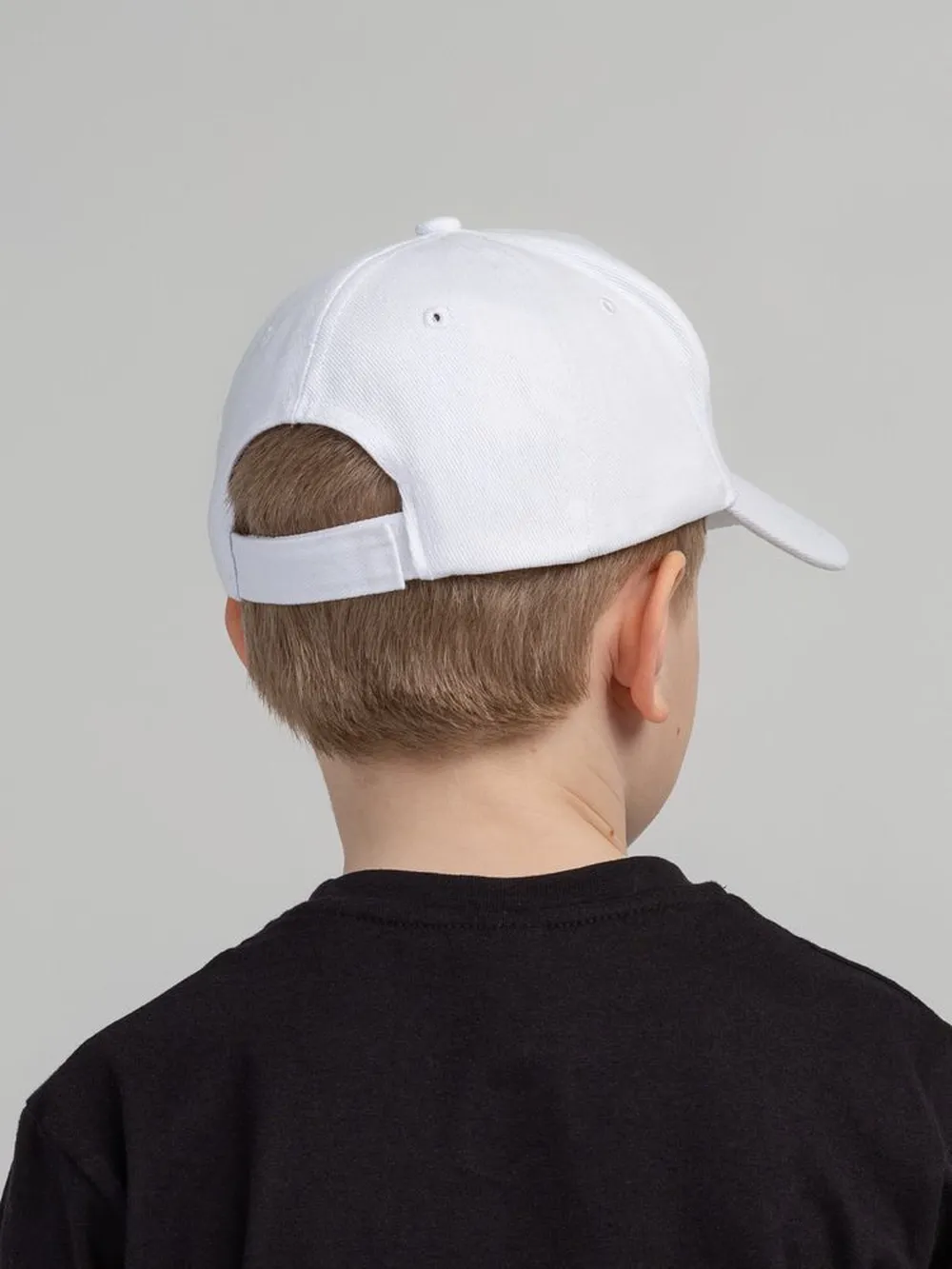 Бейсболка детская Standard Kids, белая заказать онлайн с вашим дизайном на заказ в Москве и области