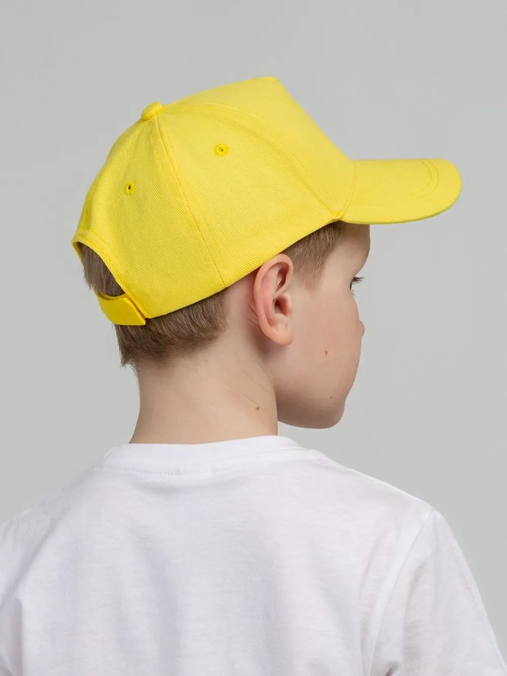 Бейсболка детская Standard Kids, желтая заказать онлайн с вашим дизайном на заказ в Москве и области