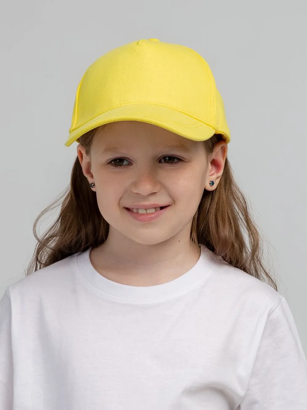 Бейсболка детская Standard Kids, желтая заказать онлайн с вашим дизайном на заказ в Москве и области