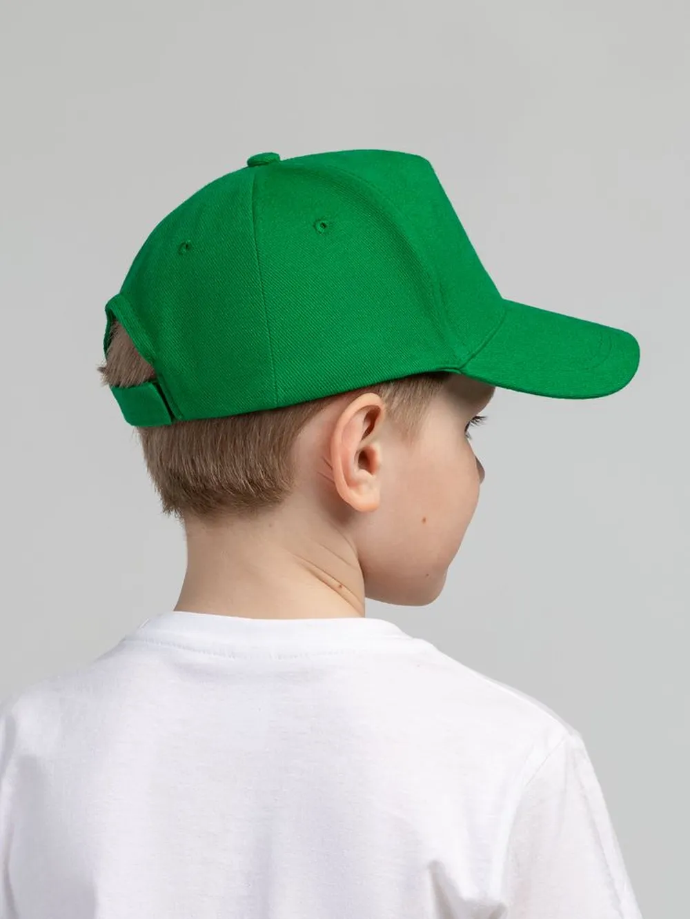 Бейсболка детская Standard Kids, зеленая заказать онлайн с вашим дизайном на заказ в Москве и области