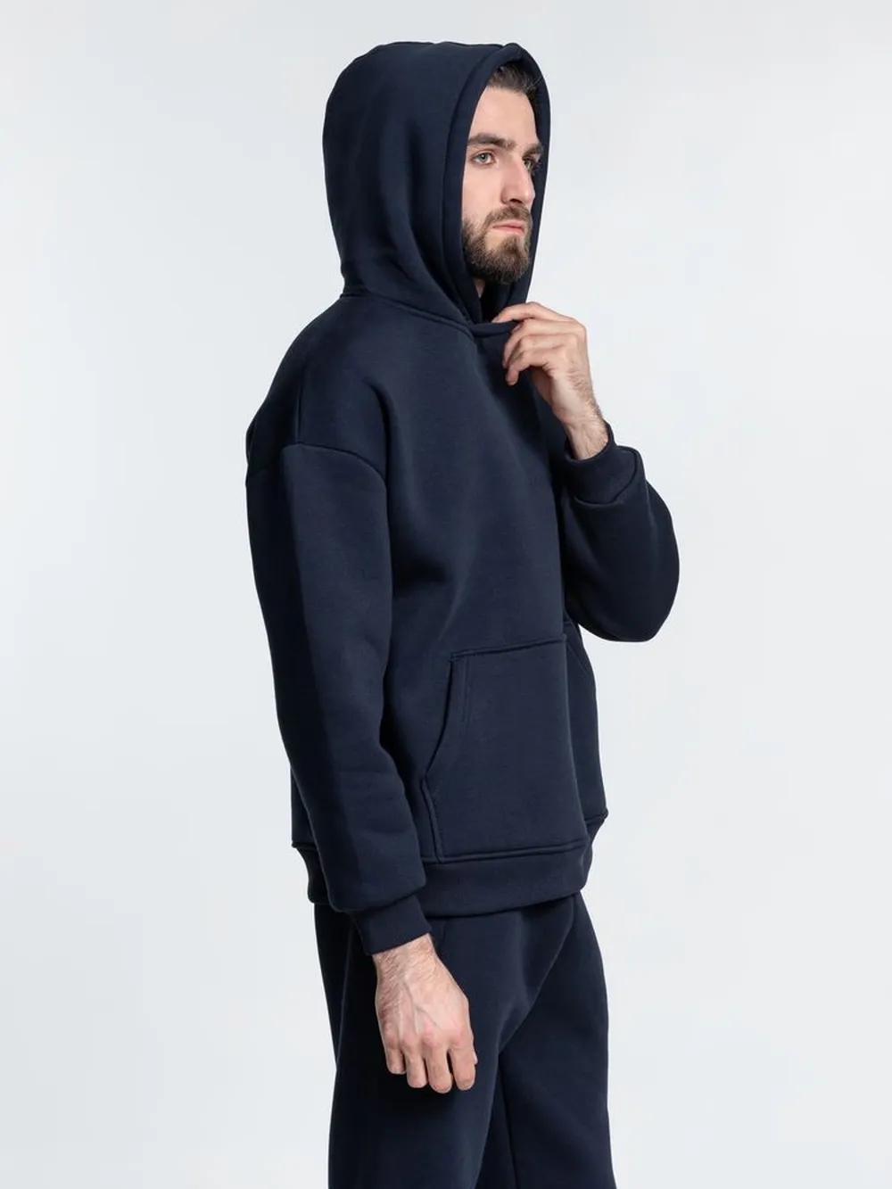 Худи Kulonga Oversize, темно-синее (кобальт), размер ХS/S заказать онлайн с вашим дизайном на заказ в Москве и области