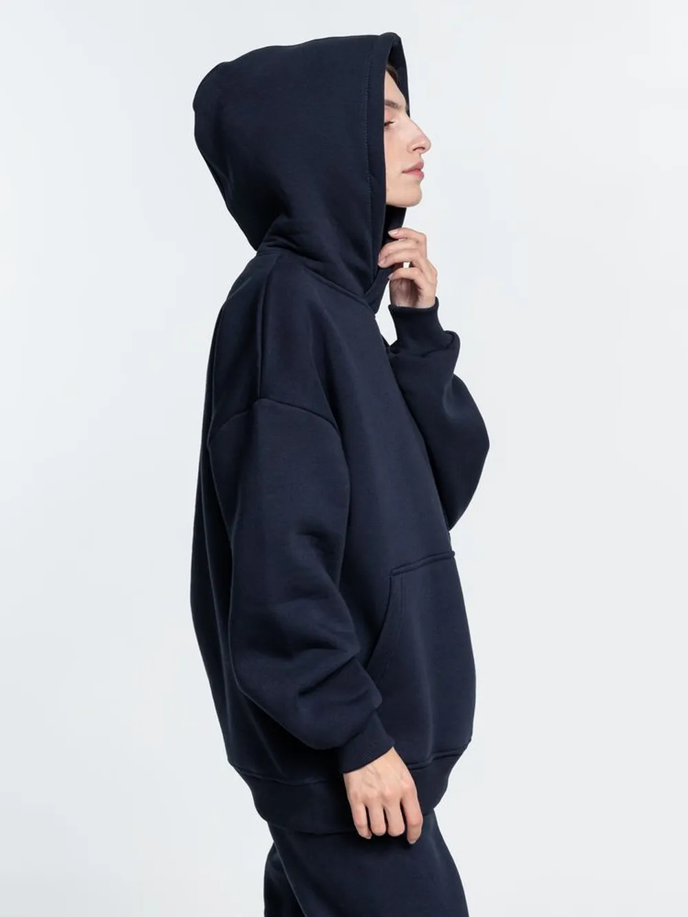 Худи Kulonga Oversize, темно-синее (кобальт), размер ХS/S заказать онлайн с вашим дизайном на заказ в Москве и области
