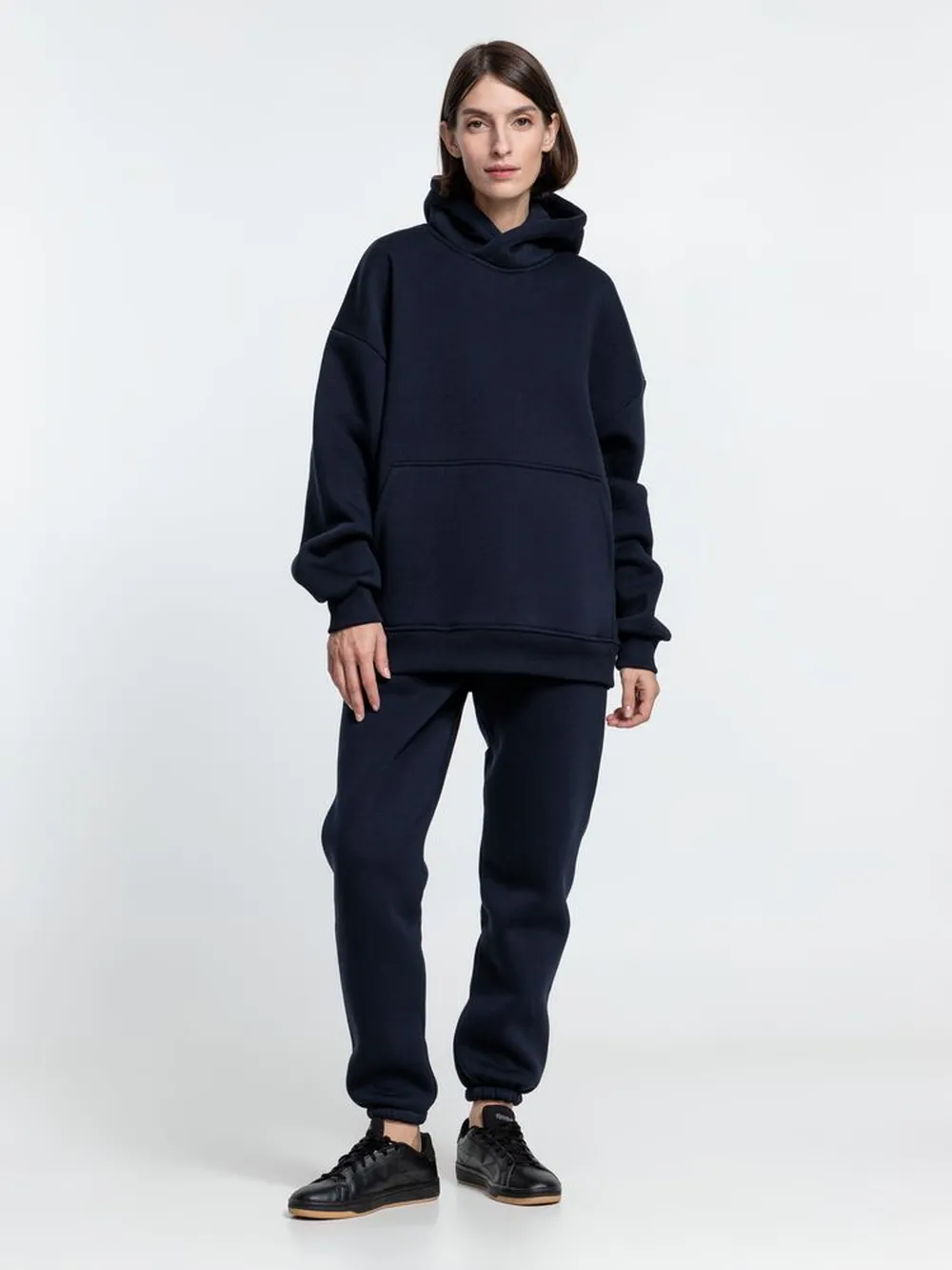Худи Kulonga Oversize, темно-синее (кобальт), размер ХS/S заказать онлайн с вашим дизайном на заказ в Москве и области