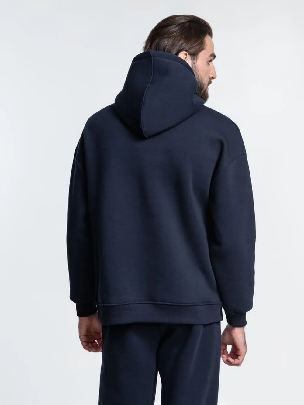 Худи Kulonga Oversize, темно-синее (кобальт), размер ХL/XXL заказать онлайн с вашим дизайном на заказ в Москве и области