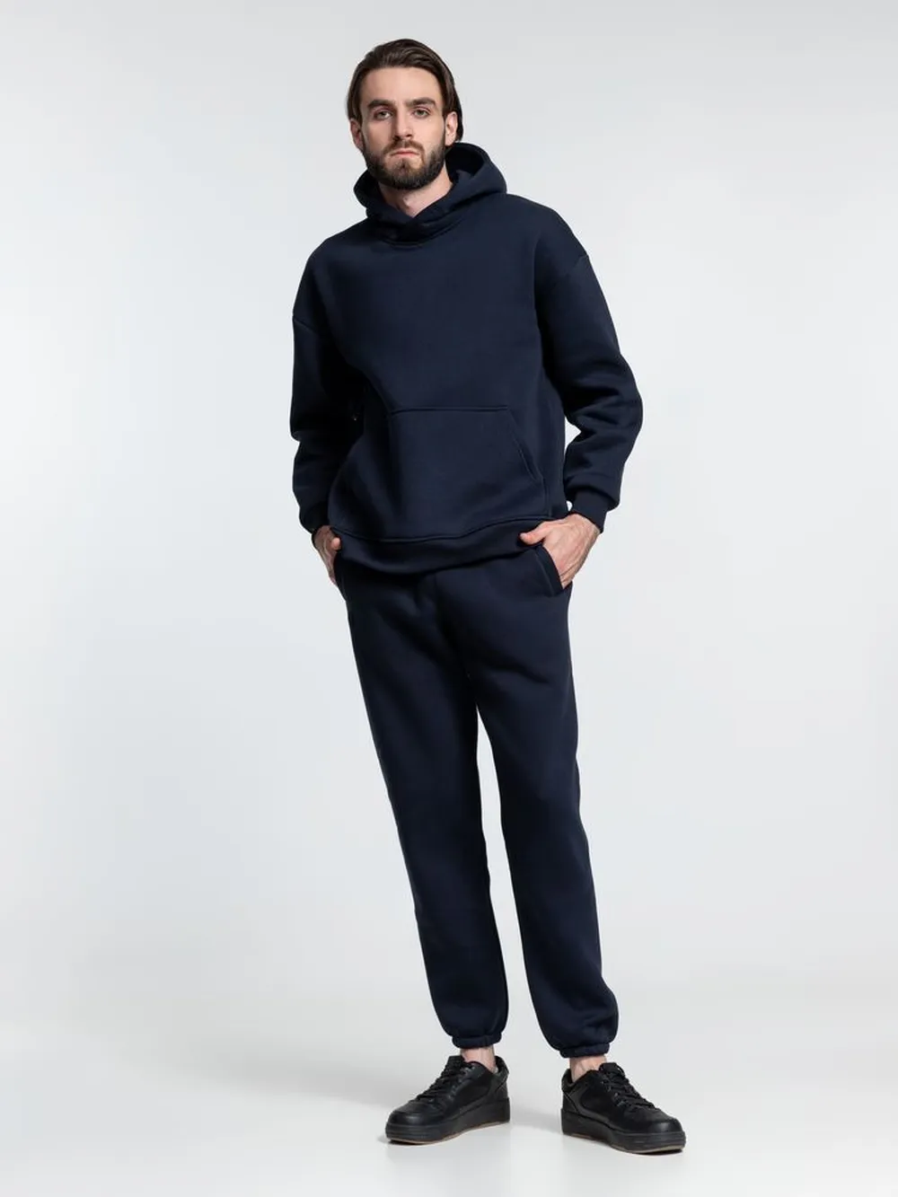 Худи Kulonga Oversize, темно-синее (кобальт), размер 3XL/4XL заказать онлайн с вашим дизайном на заказ в Москве и области