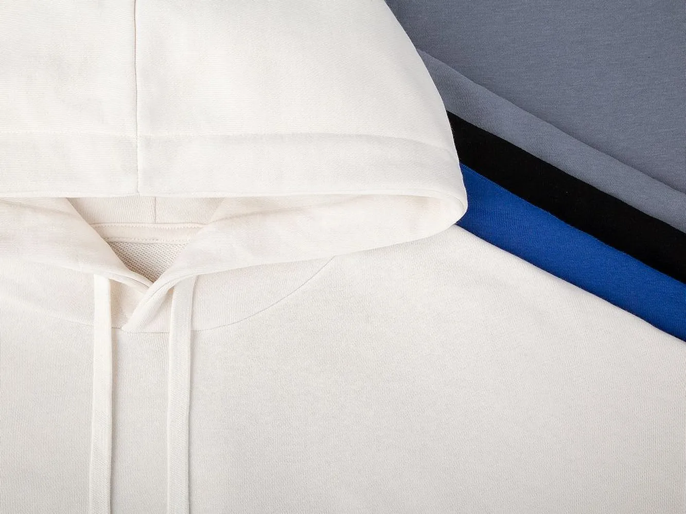 Худи унисекс H2, молочно-белое заказать онлайн с вашим дизайном на заказ в Москве и области