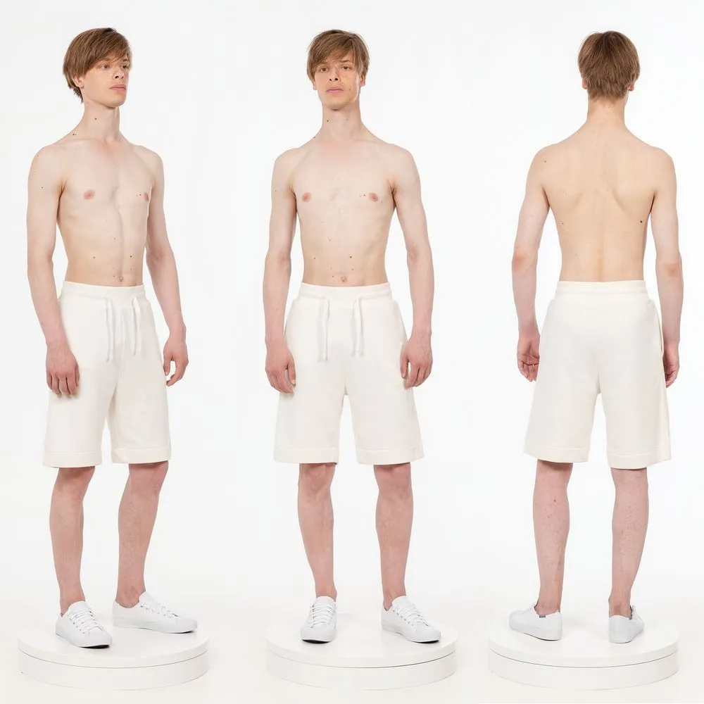 Шорты J3, молочно-белые заказать онлайн с вашим дизайном на заказ в Москве и области