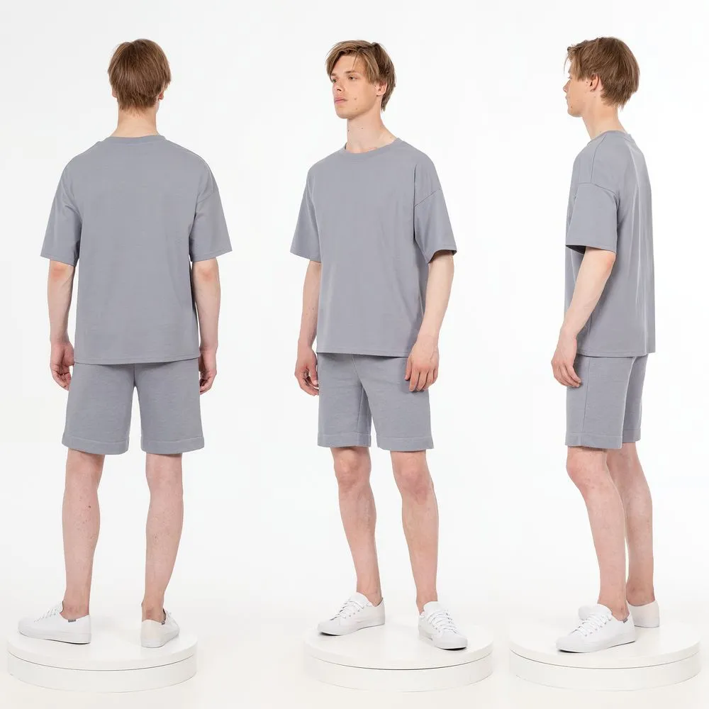 Футболка унисекс T3, серая, размер XS/S заказать онлайн с вашим дизайном на заказ в Москве и области