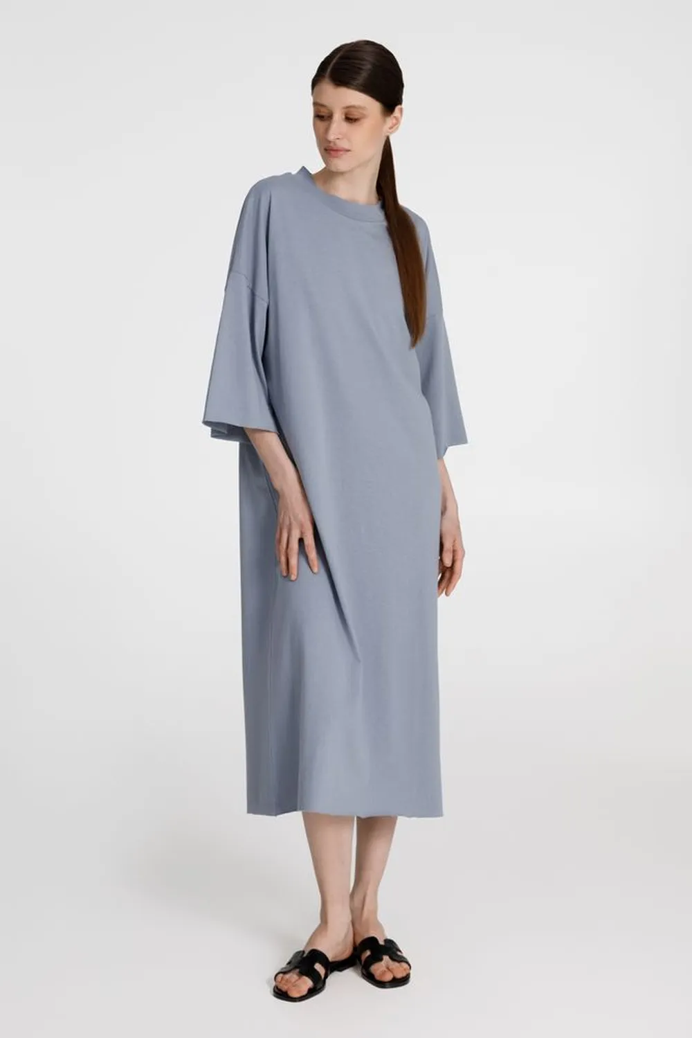 Платье D2, серое, размер XL/XXL заказать онлайн с вашим дизайном на заказ в Москве и области