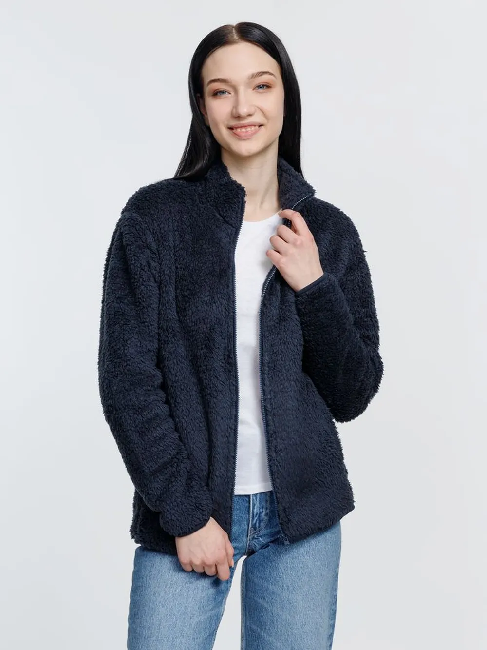 Куртка унисекс Finch, темно-синяя (navy), размер M заказать онлайн с вашим дизайном на заказ в Москве и области