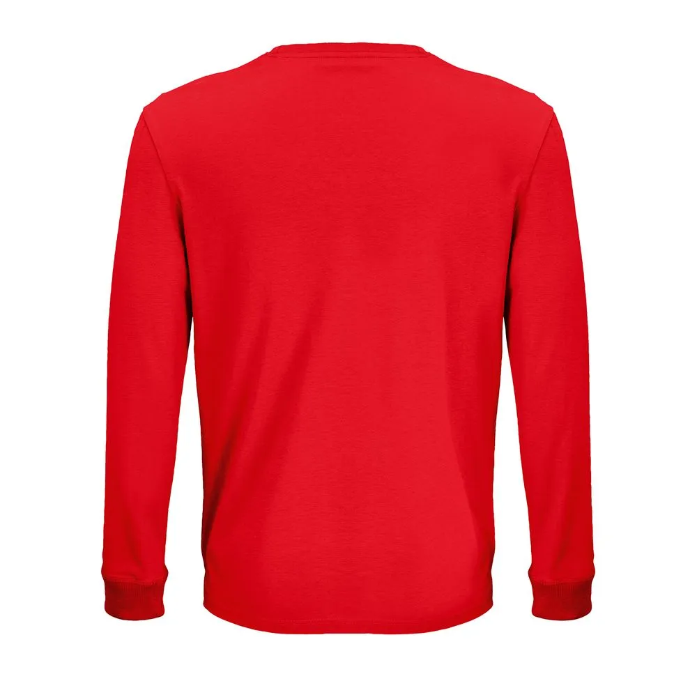 Футболка унисекс с длинным рукавом Pioneer LSL, красная, размер XXL заказать онлайн с вашим дизайном на заказ в Москве и области