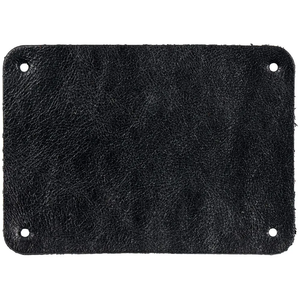 Лейбл кожаный Beta, XL, черный заказать онлайн с вашим дизайном на заказ в Москве и области