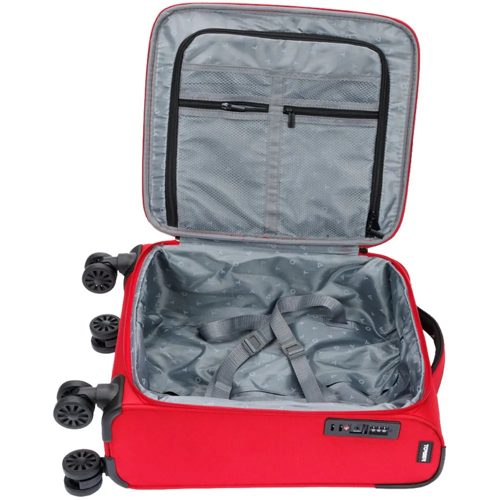 Чемодан Brosno S, красный заказать онлайн с вашим дизайном на заказ в Москве и области