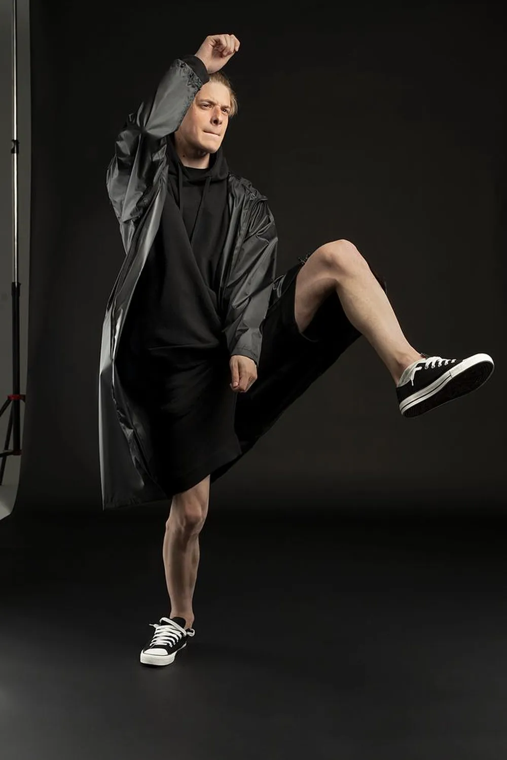 Дождевик R2, черный, размер M/L заказать онлайн с вашим дизайном на заказ в Москве и области