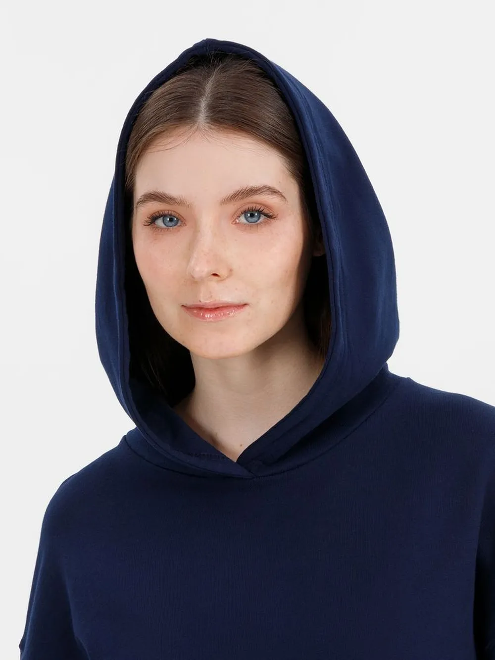 Худи оверсайз унисекс Outshine, темно-синее, размер XL/2XL заказать онлайн с вашим дизайном на заказ в Москве и области