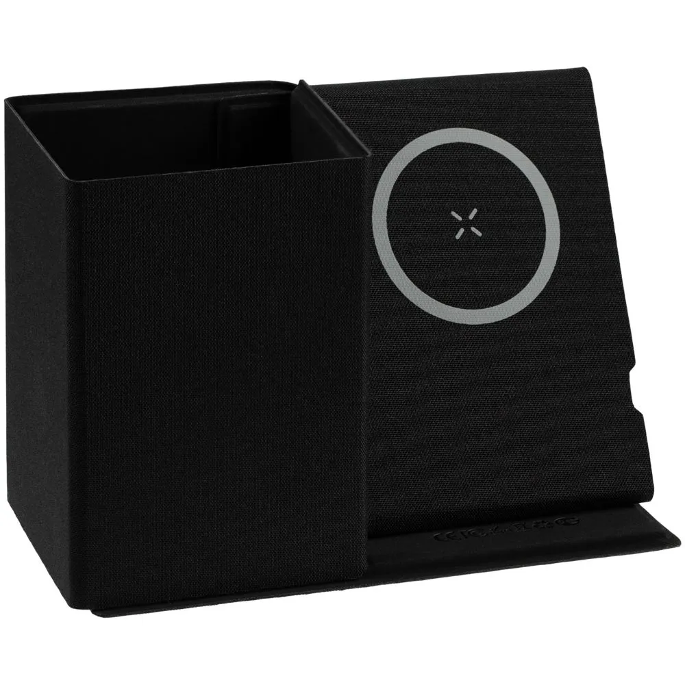 Настольный органайзер Midstream с зарядкой и стаканчиком для ручек заказать онлайн с вашим дизайном на заказ в Москве и области