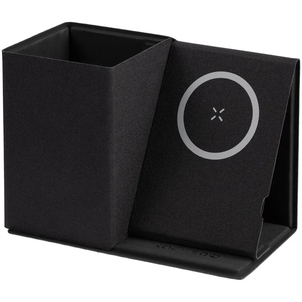 Настольный органайзер Midstream с зарядкой и стаканчиком для ручек заказать онлайн с вашим дизайном на заказ в Москве и области