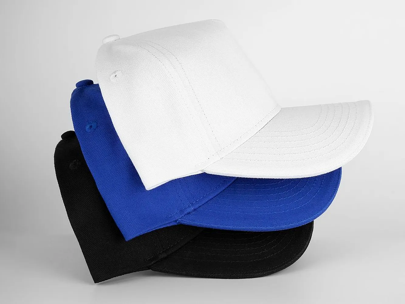 Бейсболка C1, белая заказать онлайн с вашим дизайном на заказ в Москве и области