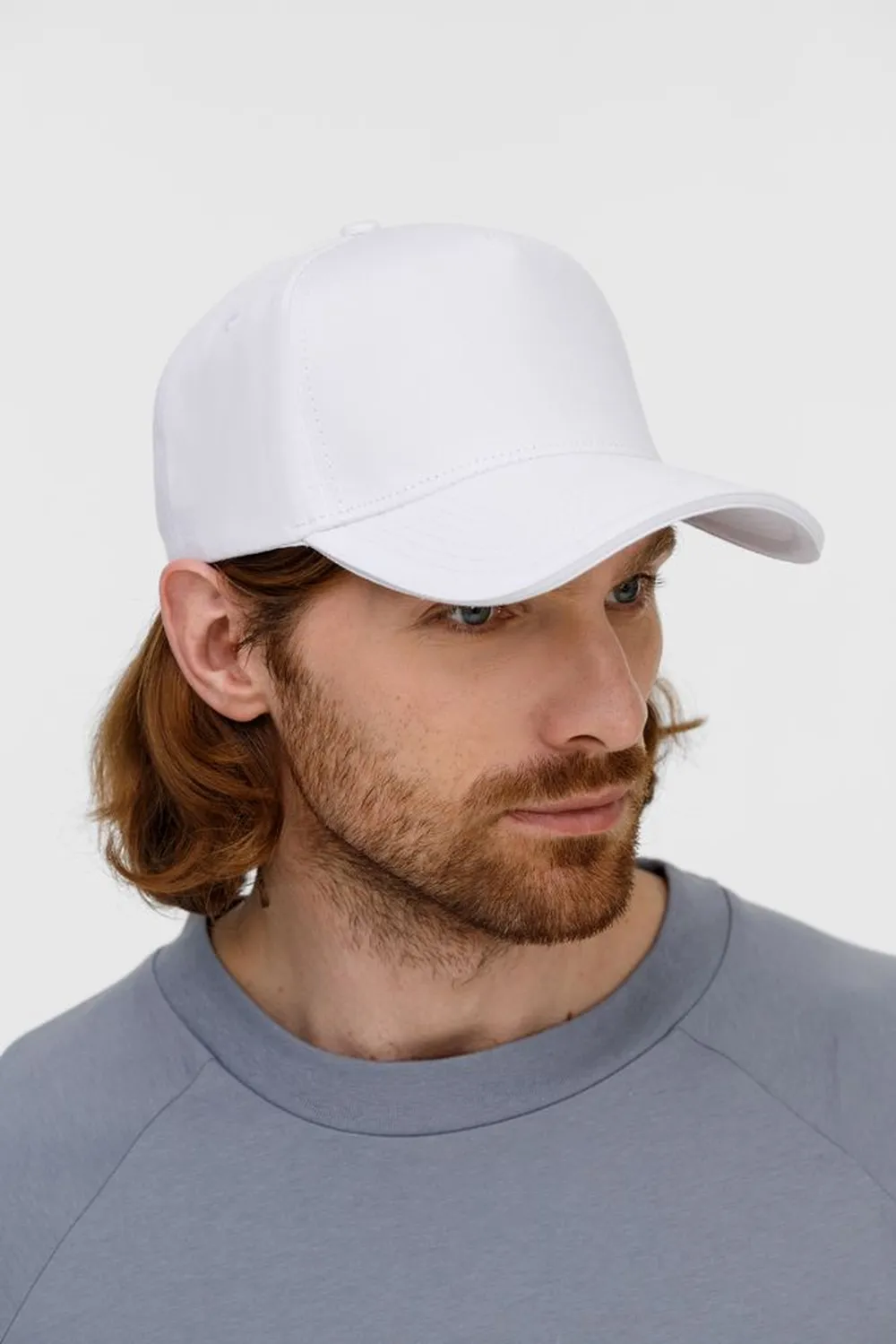 Бейсболка C1, белая заказать онлайн с вашим дизайном на заказ в Москве и области