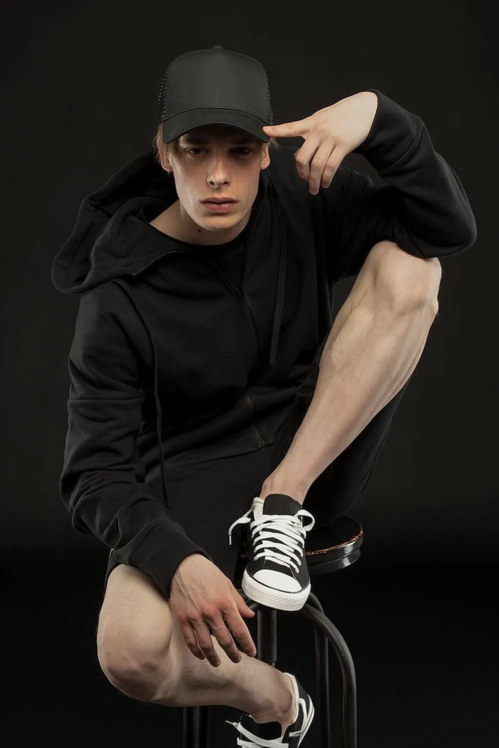 Бейсболка C3, черная заказать онлайн с вашим дизайном на заказ в Москве и области