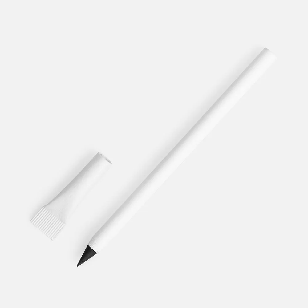 Вечный карандаш Carton Inkless, белый заказать онлайн с вашим дизайном на заказ в Москве и области