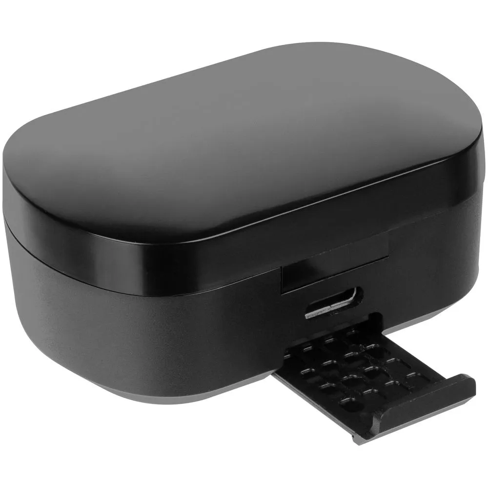 Беспроводные наушники Sonic Sense, черные заказать онлайн с вашим дизайном на заказ в Москве и области