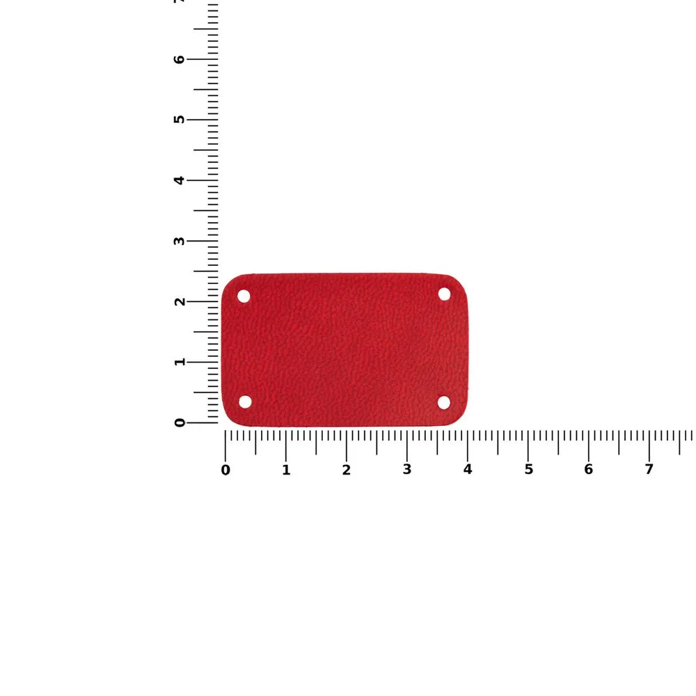 Лейбл Latte, S, красный заказать онлайн с вашим дизайном на заказ в Москве и области