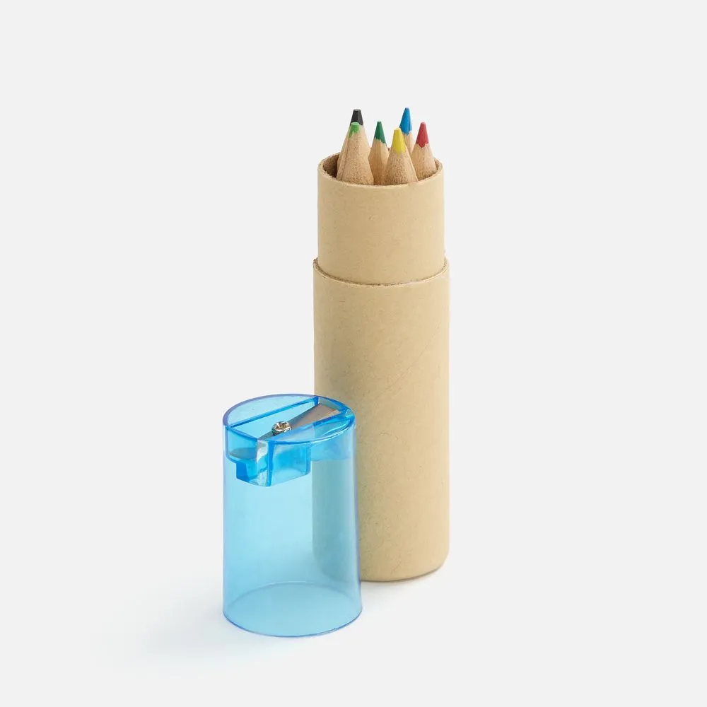 Набор карандашей Pencilvania Office с точилкой, синий заказать онлайн с вашим дизайном на заказ в Москве и области