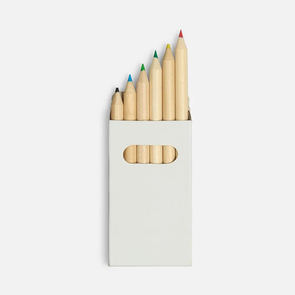 Набор цветных карандашей Pencilvania Mini, белый заказать онлайн с вашим дизайном на заказ в Москве и области