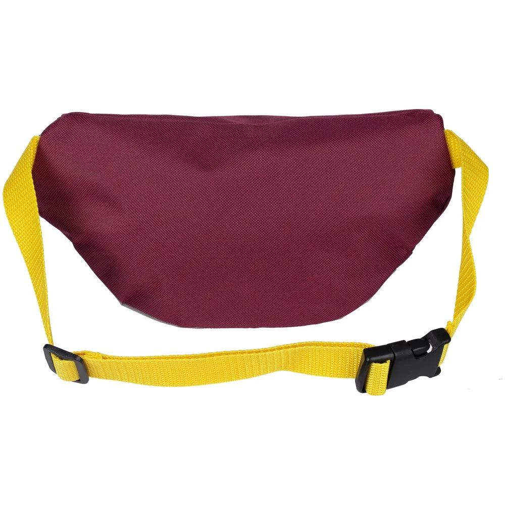 Поясная сумка детская Kiddo, бордовая с серым заказать онлайн с вашим дизайном на заказ в Москве и области