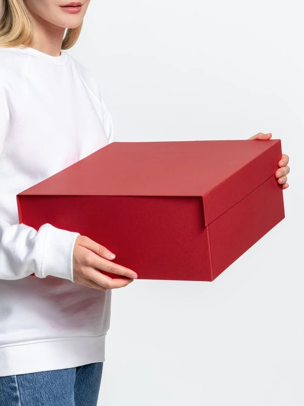 Коробка My Warm Box, красная заказать онлайн с вашим дизайном на заказ в Москве и области