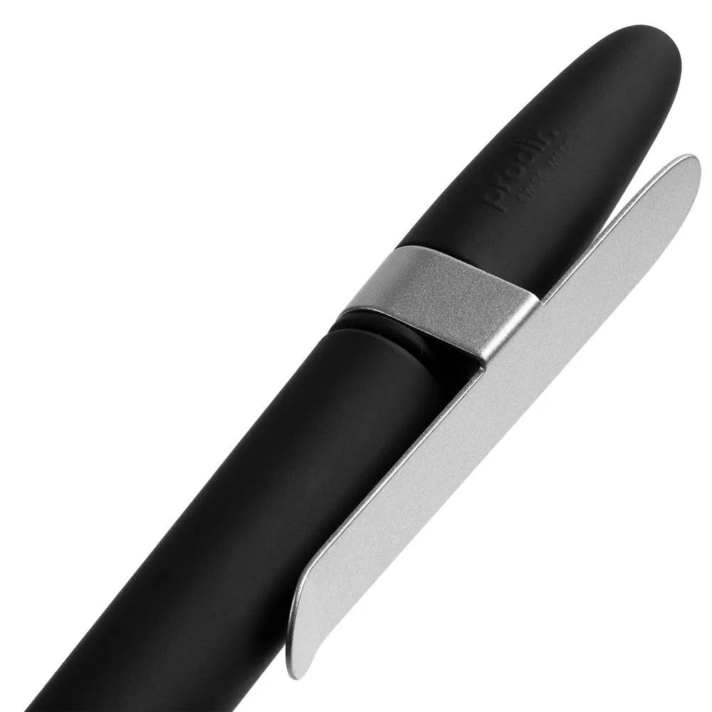 Ручка шариковая Prodir DS5 TSR Metal Clip, черная заказать онлайн с вашим дизайном на заказ в Москве и области