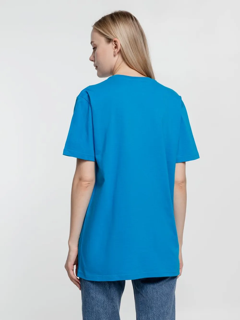 Футболка унисекс T-Bolka 160, бирюзовая, размер XL заказать онлайн с вашим дизайном на заказ в Москве и области